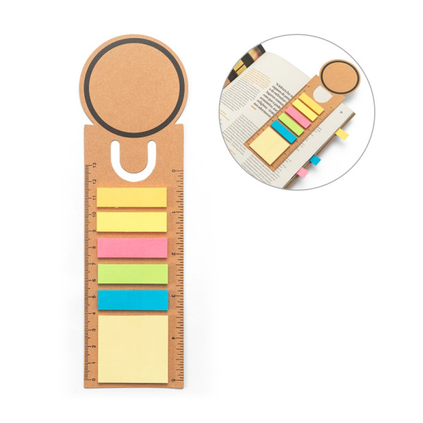 SAWYER. 3-in-1 office set, made from 100% recycled paper, with a round top and black printing all ar