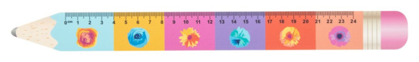 Sharpy 24 - 24 cm ruler, pencil