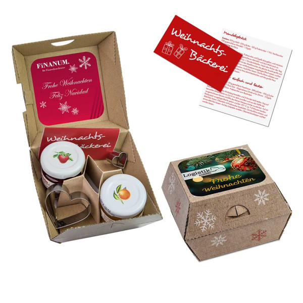 Baking set with heart