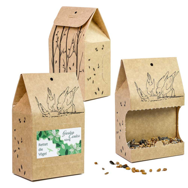 Bird food to-go