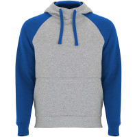 Heather grey, Royal blue