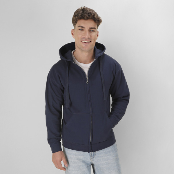 Adult Hooded + Zipper Sweatshirt 
