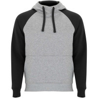 Heather grey, Solid black