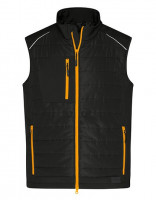 Black, Neon Orange